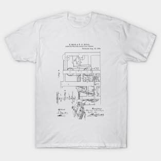 Loom for Weaving Vintage Patent Hand Drawing T-Shirt